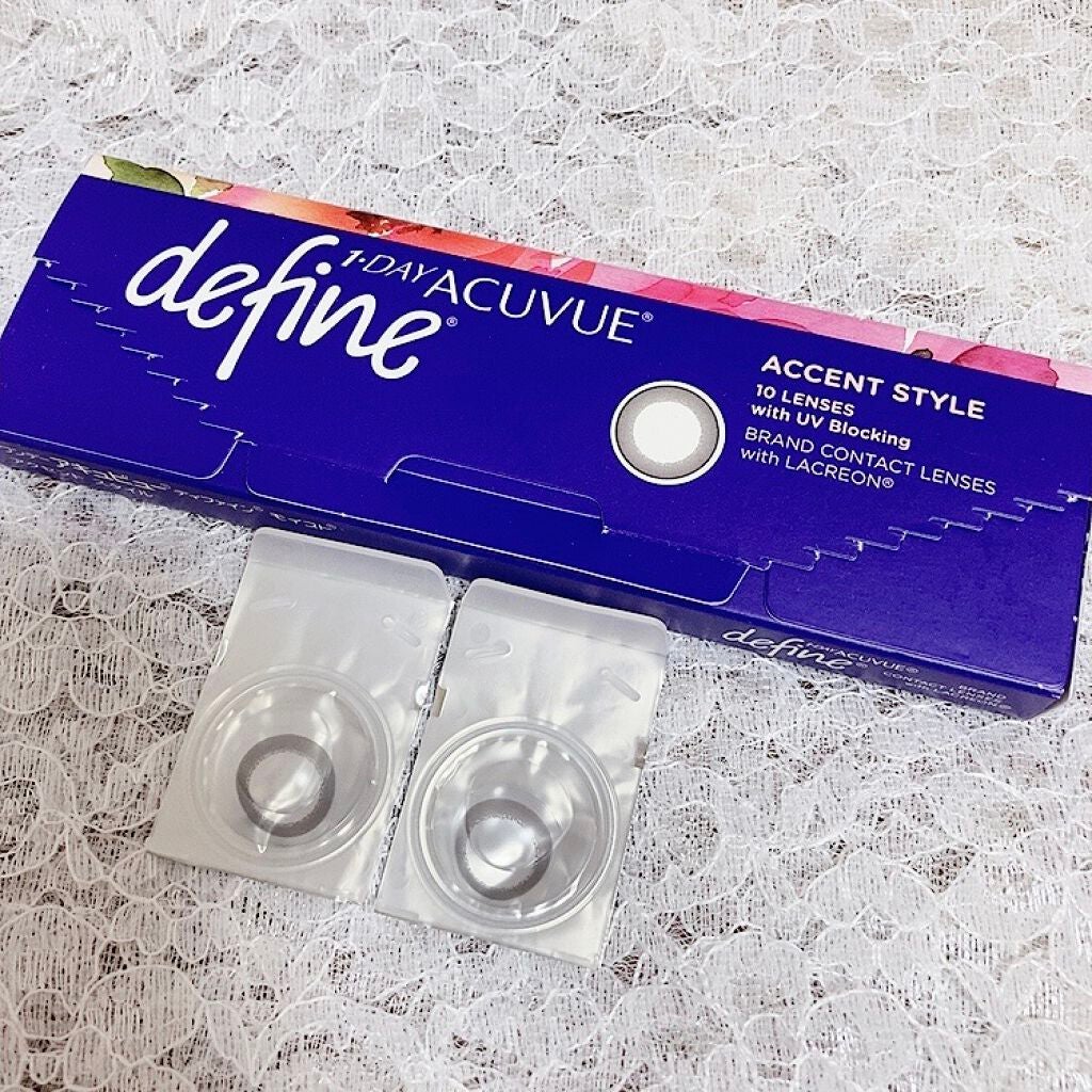 ワンデーアキュビュー®ディファイン®モイスト®/アキュビュー® ディファイン®/ワンデー(1DAY)カラコンを使ったクチコミ(1枚目)