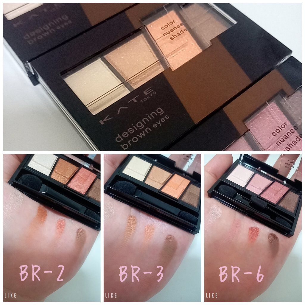 デザイニングブラウンアイズ/KATE/アイシャドウパレットを使ったクチコミ（2枚目）