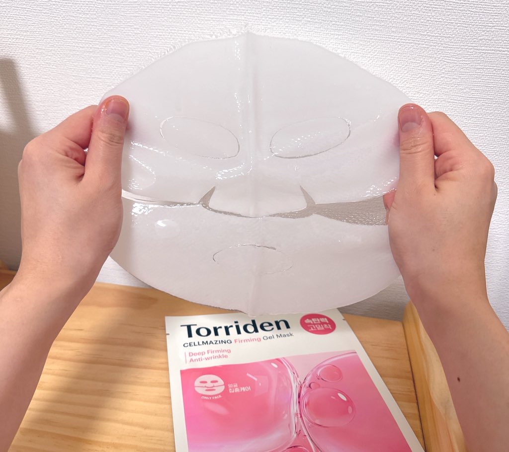 セルメイジング コラーゲン ファーミング ゲルマスク/Torriden/シートマスク・パックを使ったクチコミ（3枚目）