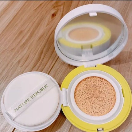 CICA GREEN DERMA The cushion covers skin with soothing effect/ネイチャーリパブリック/クッションファンデーションを使ったクチコミ(1枚目)