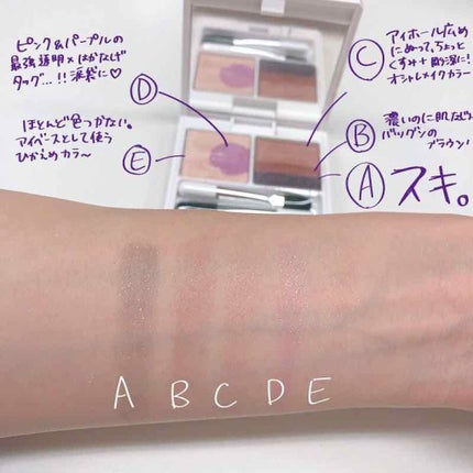 リッドフラッシュ/CHICCA/アイシャドウパレットを使ったクチコミ(2枚目)