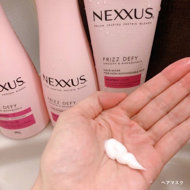 NEXXUS(ネクサス) スムースアンドマネージャブル ヘアマスクのクチコミ「うねり、くせ、広がりに悩みの方向け✨
毛先までまとまる髪の仕上がりが期待できるシリーズのヘアマ.....」（2枚目）