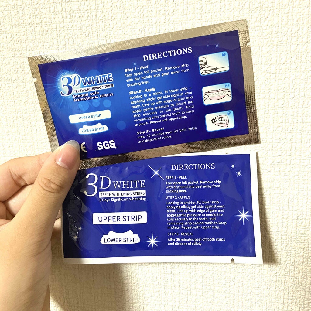 クレスト3Dホワイトニング ホワイトストリップ プロフェッショナル エフェクツ/クレスト/その他オーラルケアを使ったクチコミ(2枚目)