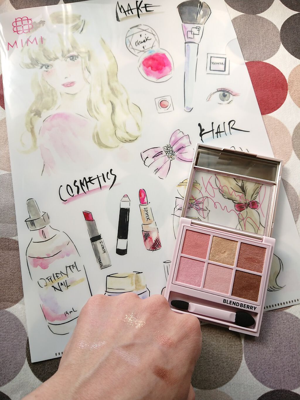 オーラクリエイション 002 ペッパーベリー＆オーロラ/BLEND BERRY/アイシャドウパレットを使ったクチコミ（3枚目）