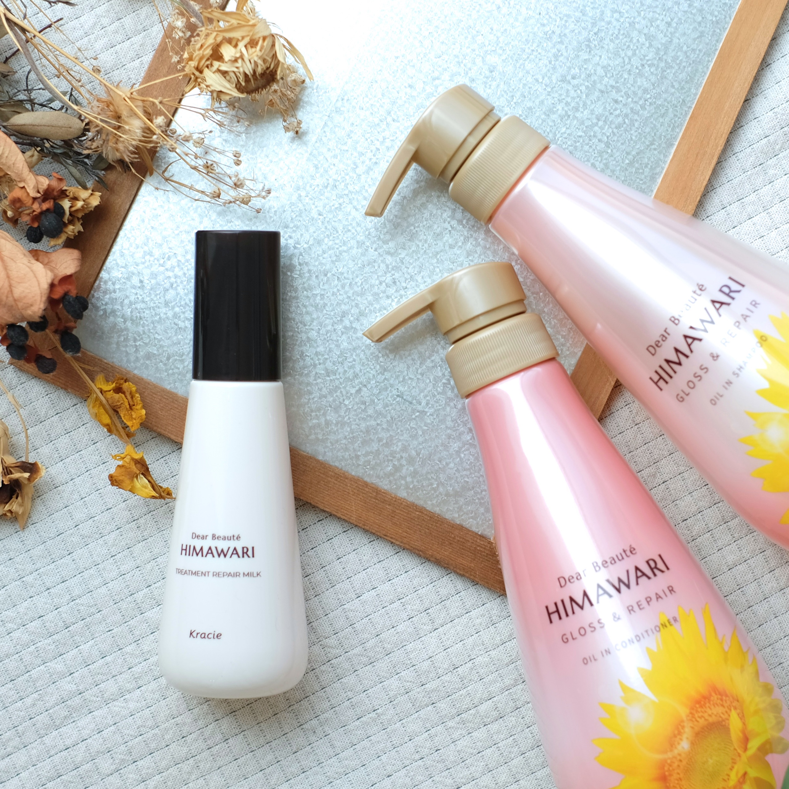 オイルインシャンプー／オイルインコンディショナー (グロス＆リペア)/ディアボーテ/市販シャンプーを使ったクチコミ（3枚目）