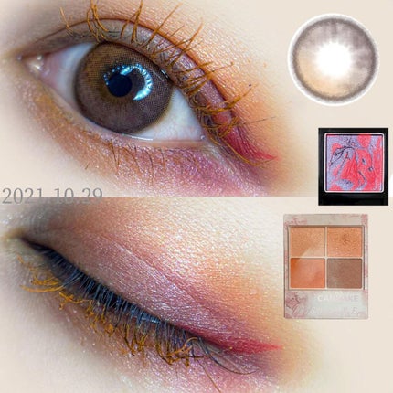 シルキースフレアイズ/キャンメイク/アイシャドウパレットを使ったクチコミ(1枚目)