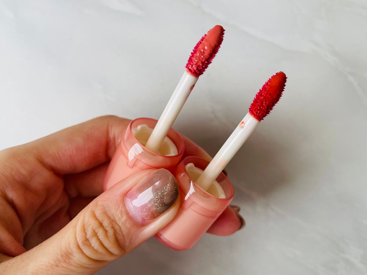 ジェリーイングヌードグロス/Laka/リップグロスを使ったクチコミ(2枚目)