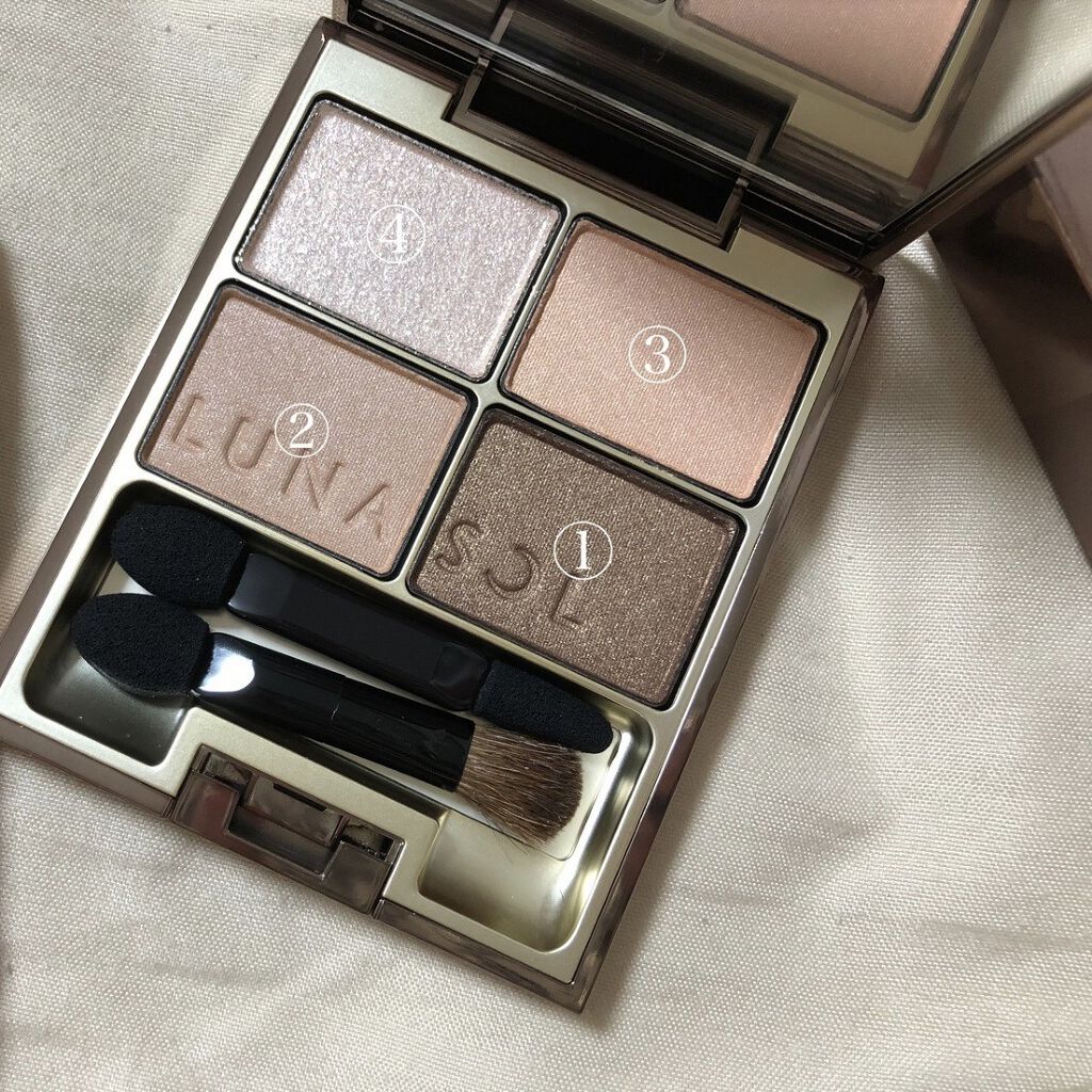 スキンモデリングアイズ/LUNASOL/アイシャドウパレットを使ったクチコミ（2枚目）