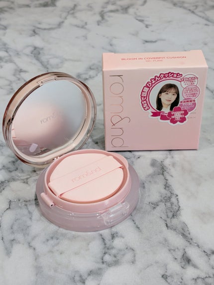 ブルームインカバーフィットクッション/rom&nd/クッションファンデーションを使ったクチコミ(2枚目)