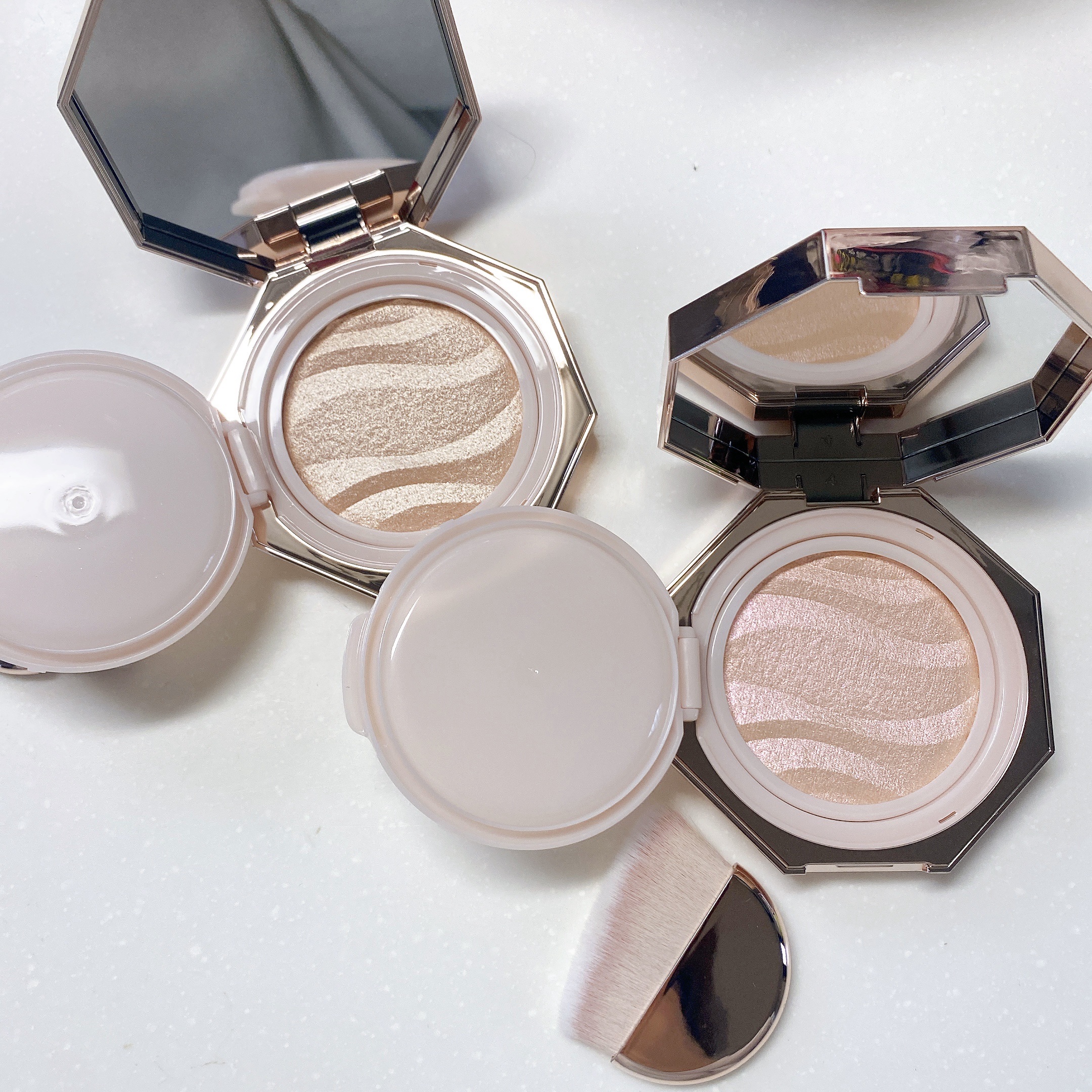 ブルーミング エディション エンドレス グロー イルミネーター サンリット/DEAR DAHLIA/パウダーハイライトを使ったクチコミ（2枚目）