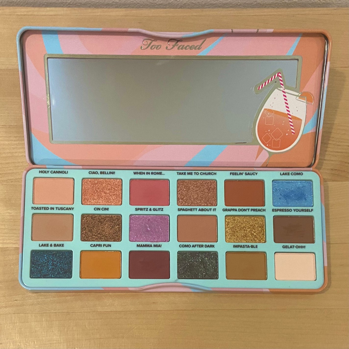 イタリアン スプリッツ アイシャドウ パレット/Too Faced/アイシャドウパレットを使ったクチコミ(2枚目)