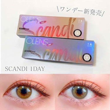 SCANDI 1day グレー /OLENS/カラーコンタクトレンズを使ったクチコミ（1枚目）