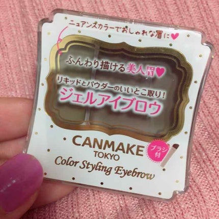 カラースタイリングアイブロウ/キャンメイク/パウダーアイブロウを使ったクチコミ(1枚目)