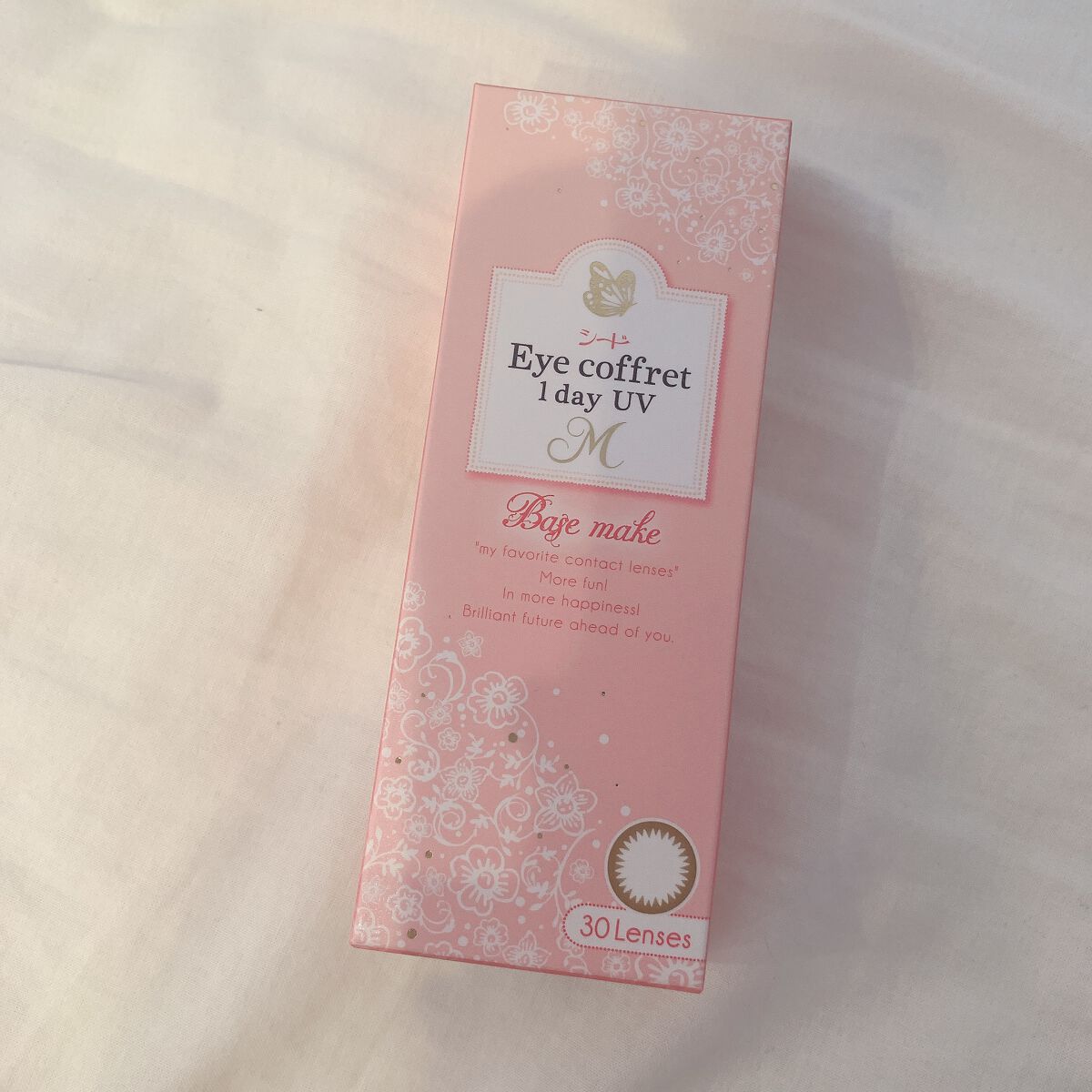 アイコフレ ワンデー UV M ベースメイク 30枚入/シード/ワンデー（１DAY）カラコンを使ったクチコミ（1枚目）
