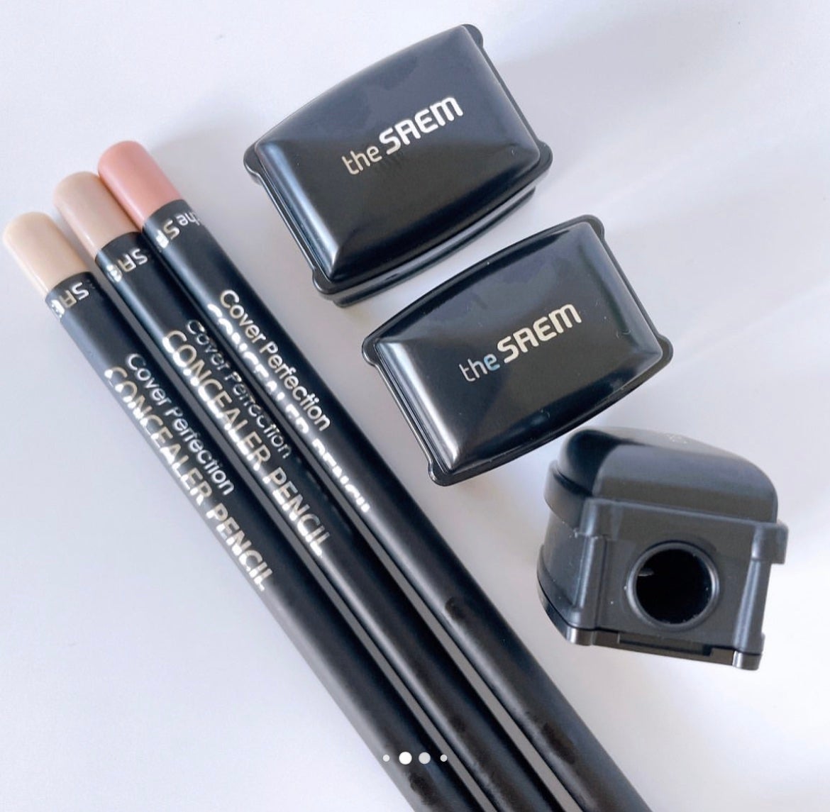 カバーパーフェクション コンシーラー ペンシル/the SAEM/ペンシルコンシーラーを使ったクチコミ(2枚目)