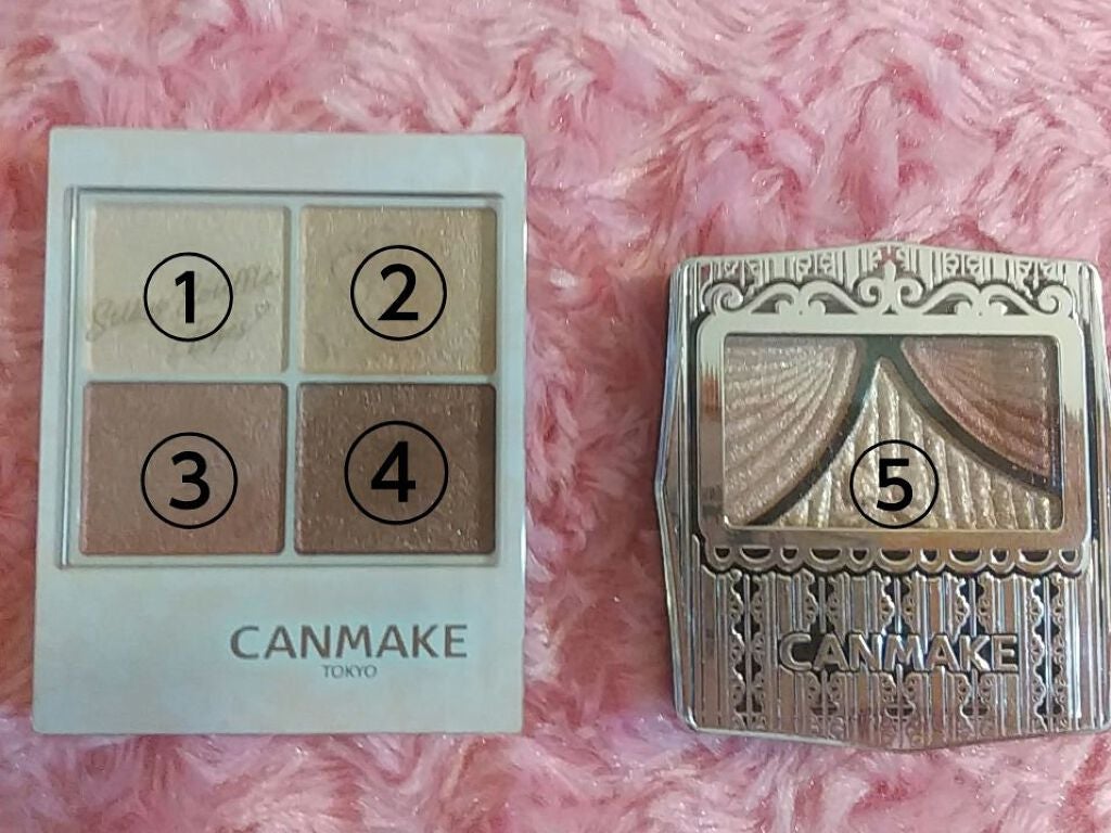 ジューシーピュアアイズ/キャンメイク/アイシャドウパレットを使ったクチコミ(2枚目)