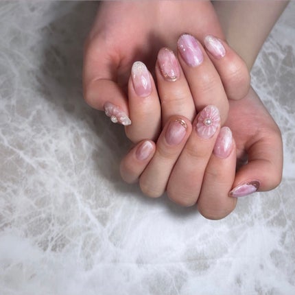 #ネイル,#フラワーネイルのネイルデザイン