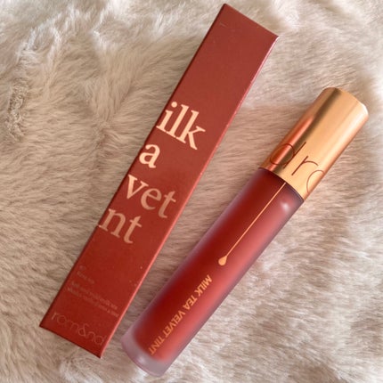 ミルクティーベルベットティント/rom&nd/リップティントを使ったクチコミ(1枚目)