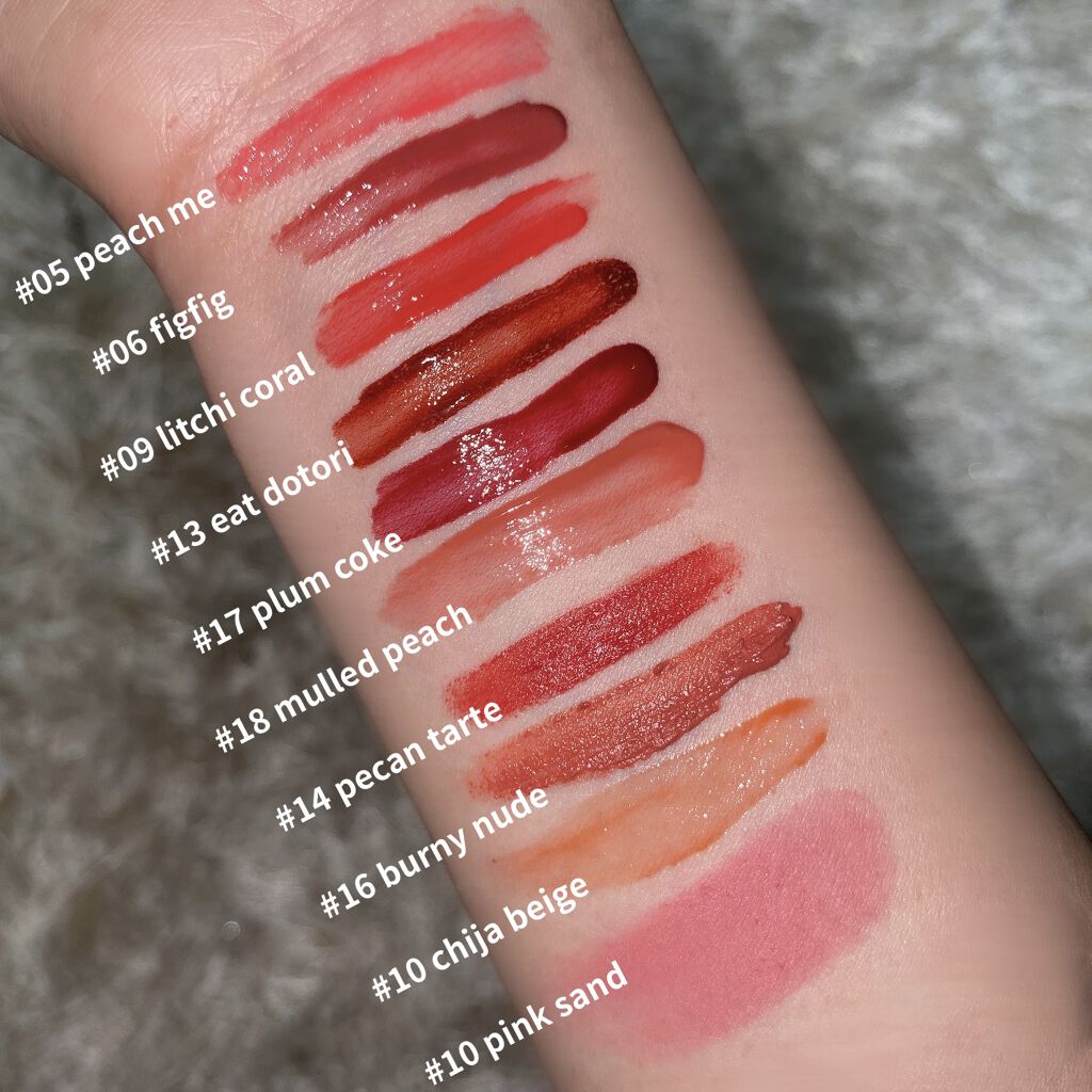 ジューシーラスティングティント/rom&nd/リップティントを使ったクチコミ（1枚目）