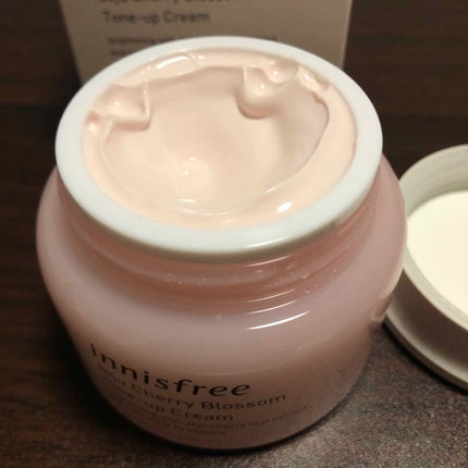 チェジュ チェリーブロッサム トーンアップクリーム/innisfree/化粧下地を使ったクチコミ(2枚目)
