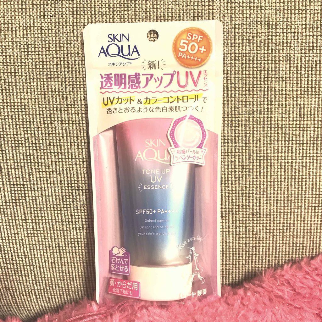 スキンアクア トーンアップUVエッセンス/スキンアクア/日焼け止めクリームを使ったクチコミ（1枚目）