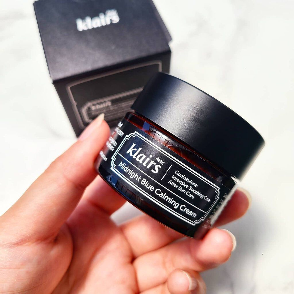 ミッドナイトブルーカーミングクリーム/Klairs/フェイスクリームを使ったクチコミ（1枚目）