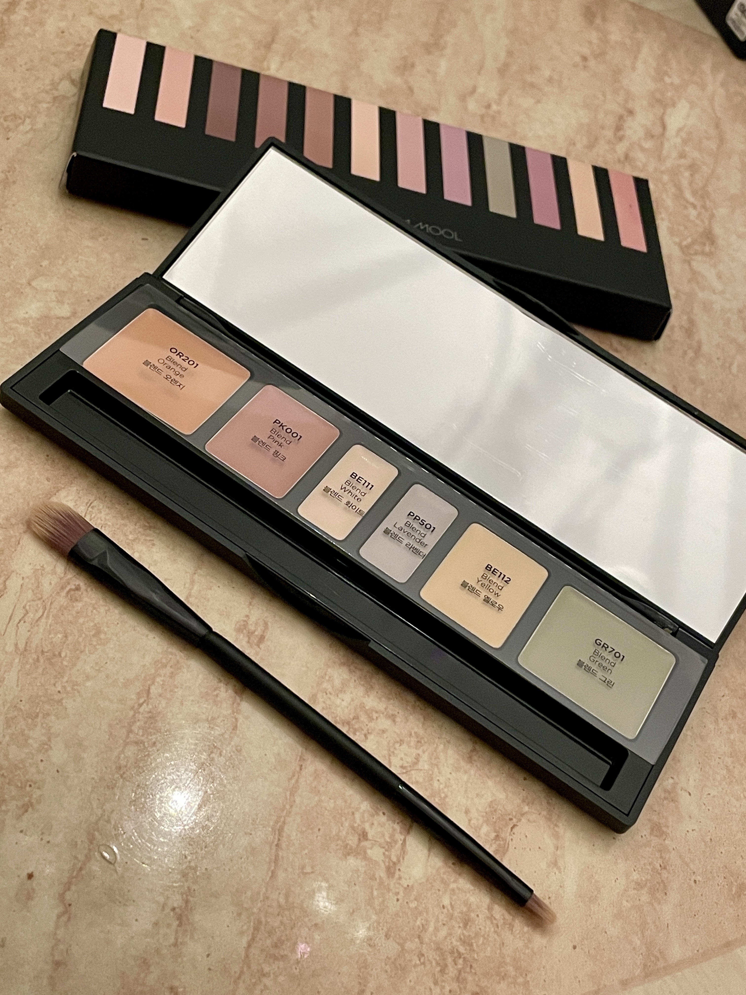 アーティストコンシーラーパレット/JUNG SAEM MOOL/パレットコンシーラーを使ったクチコミ（2枚目）