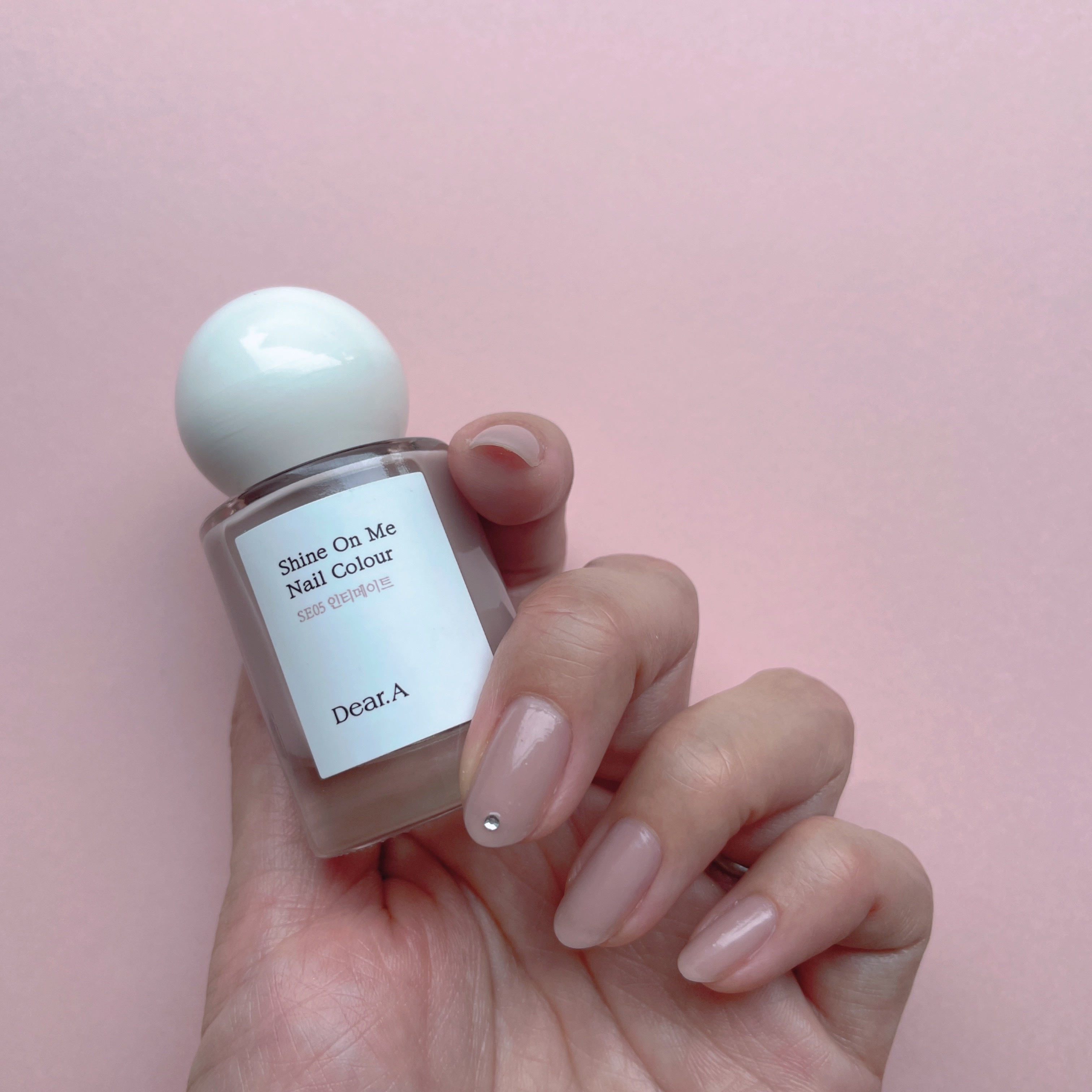 シャインオンミーネイルカラー SE05.インティメイト/Dear.A/マニキュアを使ったクチコミ（2枚目）