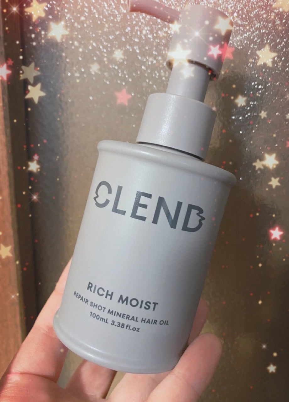クレンド リッチモイスト リペアショット ミネラル ヘアオイル/CLEND/ヘアオイルを使ったクチコミ(1枚目)