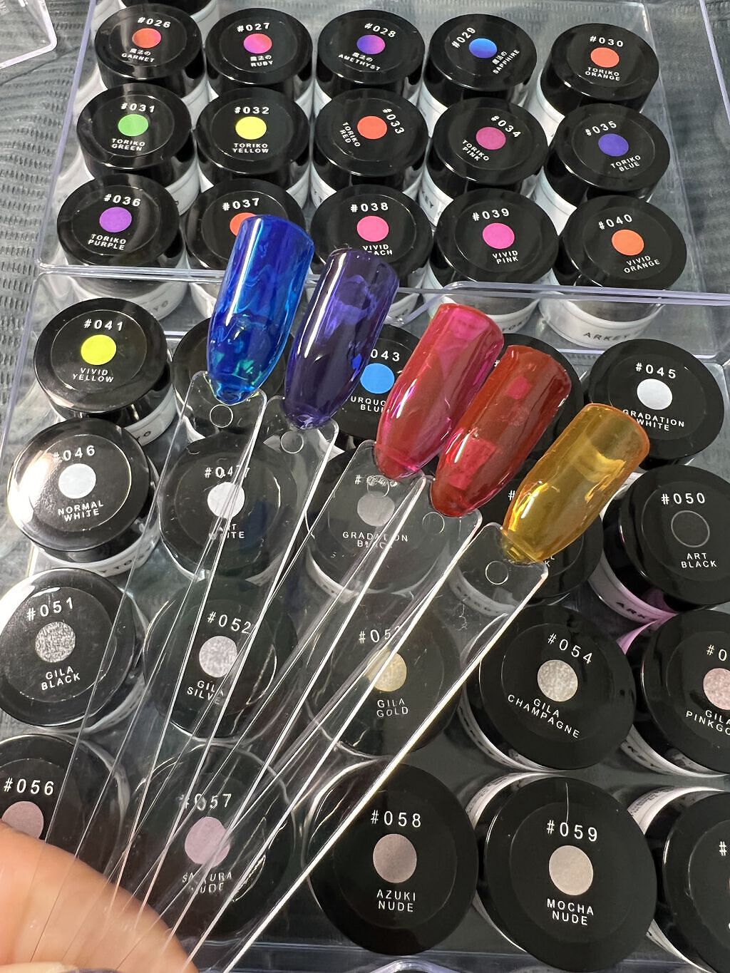 トリコカラージェル/ARKEY TOKYO/ジェルネイルを使ったクチコミ（1枚目）