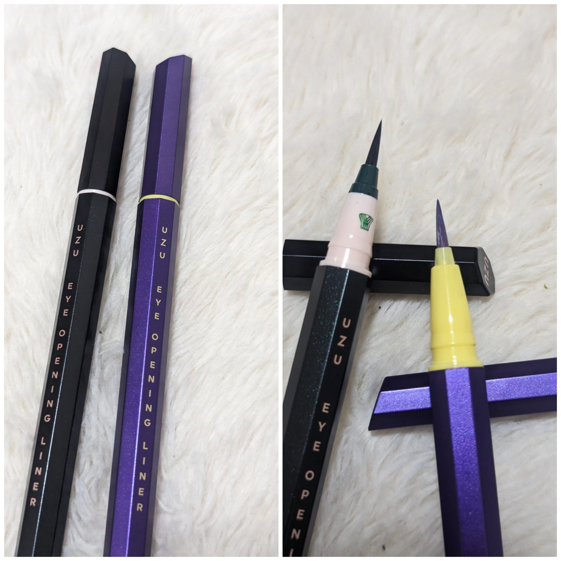 EYE OPENING LINER/UZU BY FLOWFUSHI/リキッドアイライナーを使ったクチコミ（2枚目）