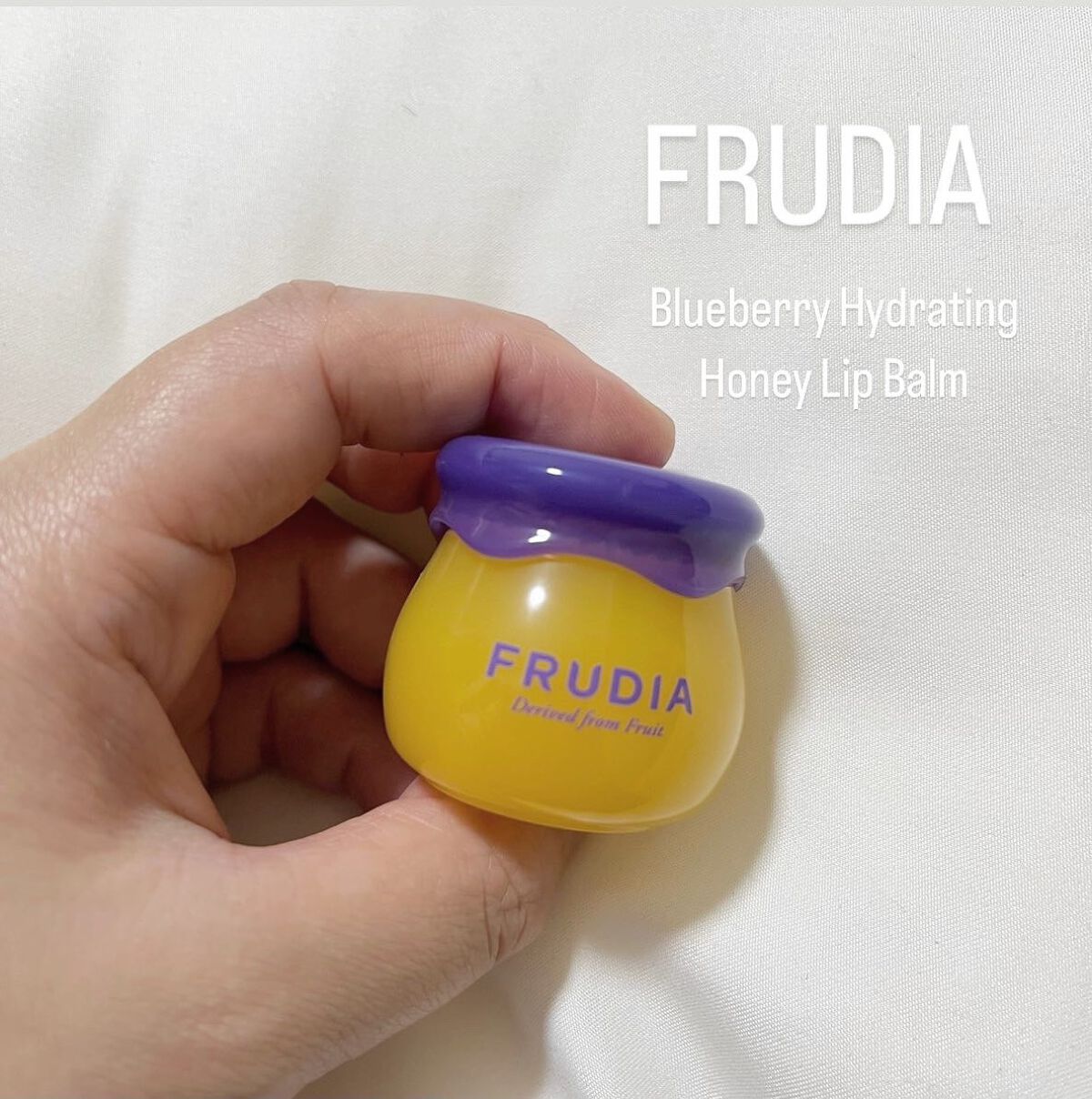 ブルーベリーハニーリップバーム/FRUDIA/リップバームを使ったクチコミ(1枚目)