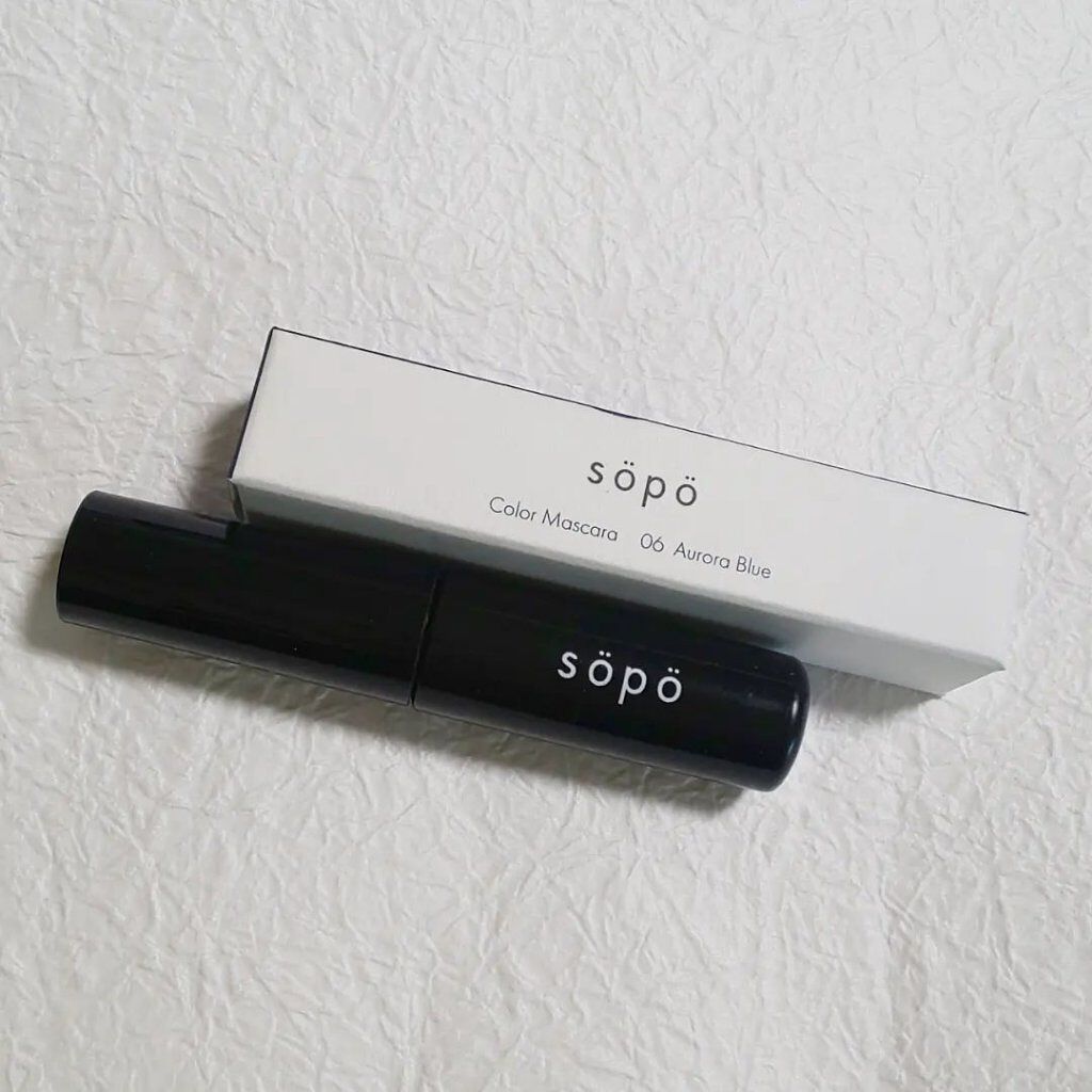 カラーマスカラ/sopo/マスカラを使ったクチコミ（1枚目）