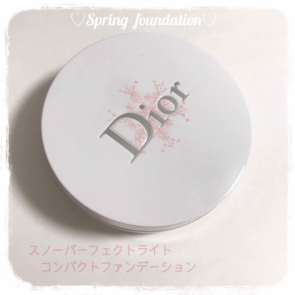 スノー パーフェクト ライト コンパクト ファンデーション/Dior/パウダーファンデーションを使ったクチコミ(1枚目)