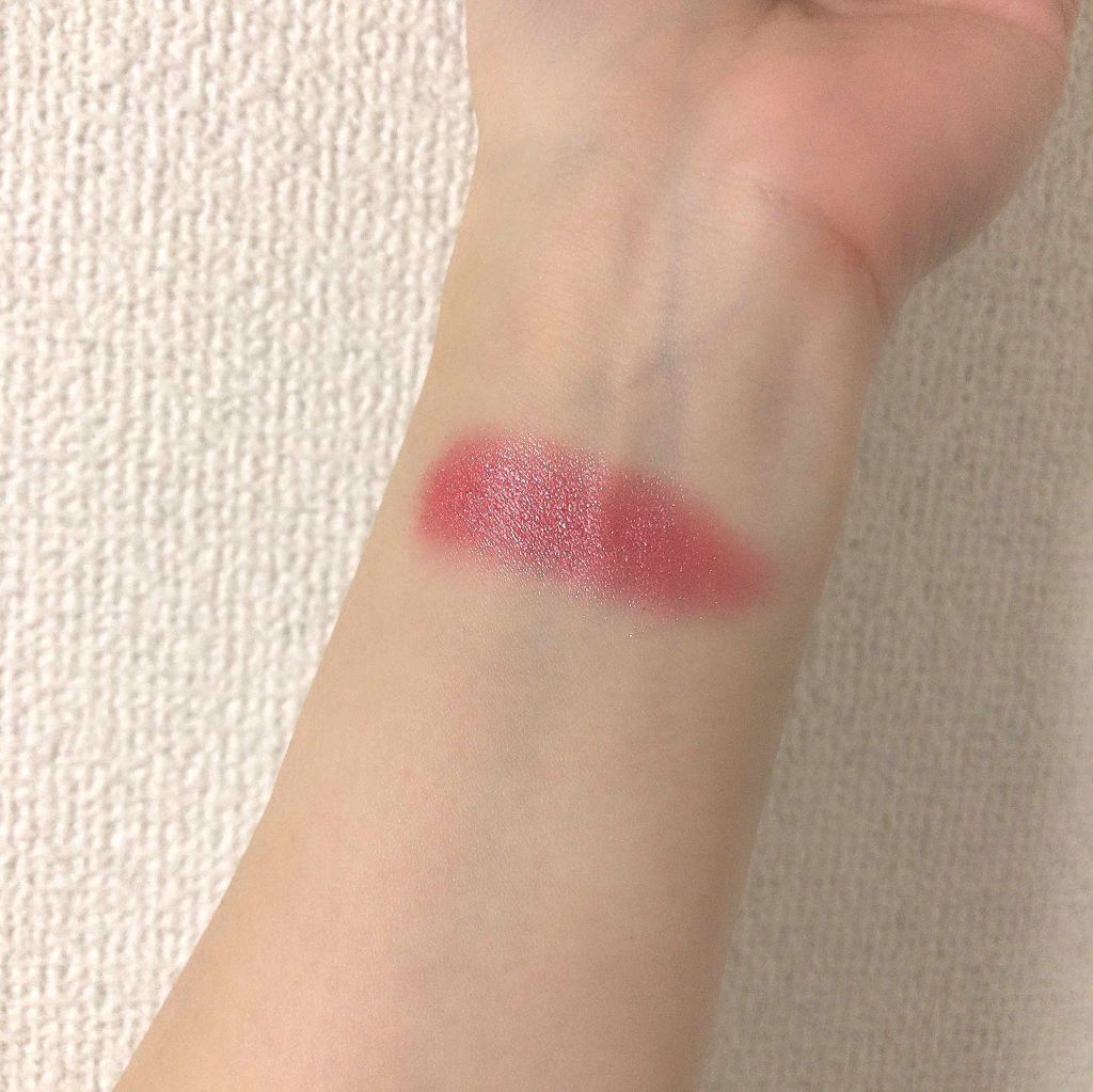 UR GLAM　POWDER EYESHADOW チェリーピンク〈パールラメ〉/U R GLAM/単色アイシャドウを使ったクチコミ（2枚目）