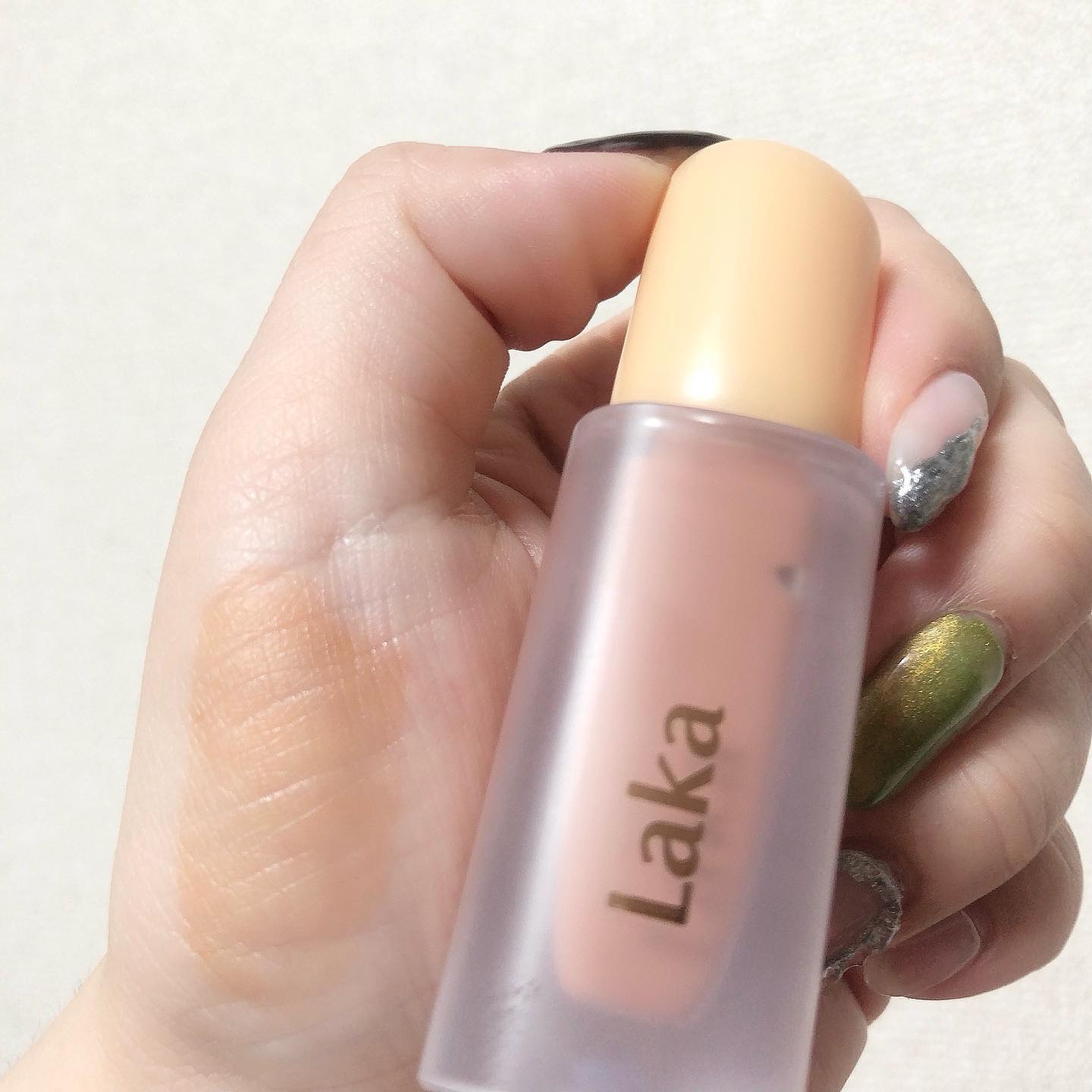 フルーティーグラムティント 107 シュガー/Laka/リップティントを使ったクチコミ（3枚目）