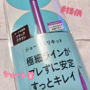 「密着アイライナー」ショート筆リキッド/デジャヴュ/リキッドアイライナーを使ったクチコミ（1枚目）