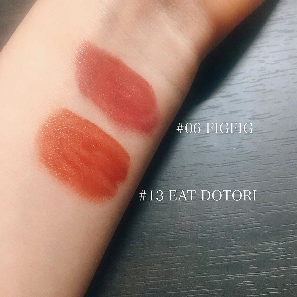 ジューシーラスティングティント/rom&nd/リップティントを使ったクチコミ(2枚目)