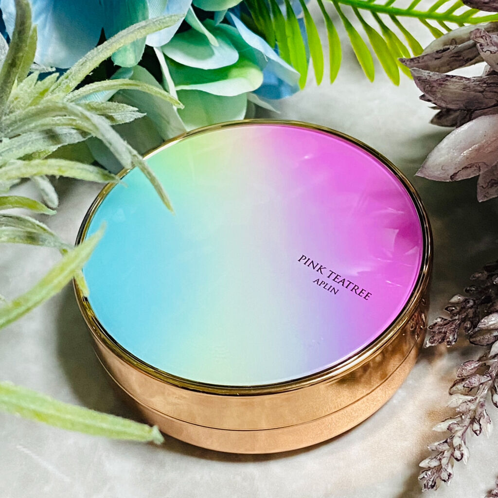 ピンクティーツリーカバークッション/APLIN/クッションファンデーションを使ったクチコミ（2枚目）