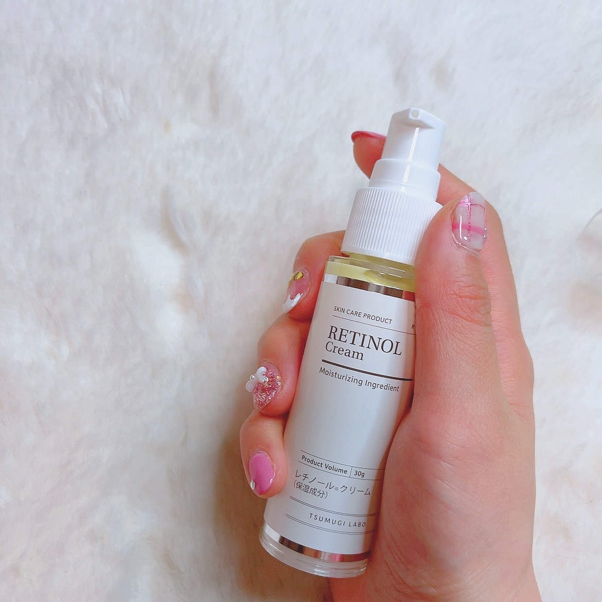 レチノールクリーム/TSUMUGI LABO/フェイスクリームを使ったクチコミ（2枚目）