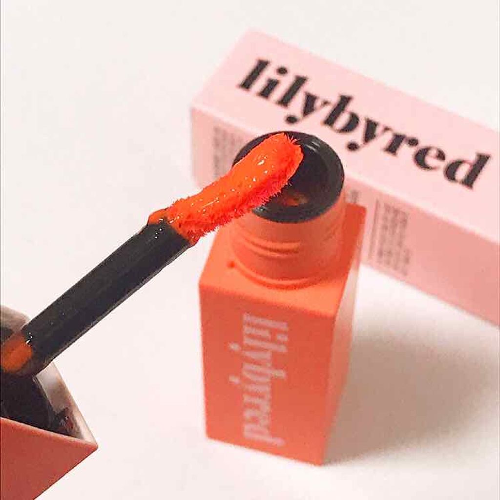 ブラッディライアー コーティングティント/lilybyred/リップティントを使ったクチコミ（3枚目）