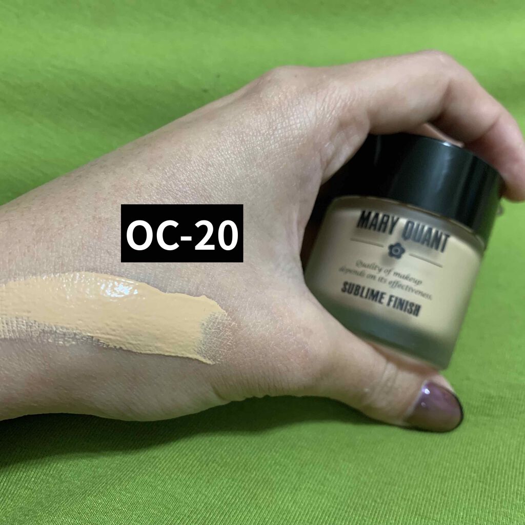 サブライム フィニッシュ/MARY QUANT/クリーム・エマルジョンファンデーションを使ったクチコミ（2枚目）