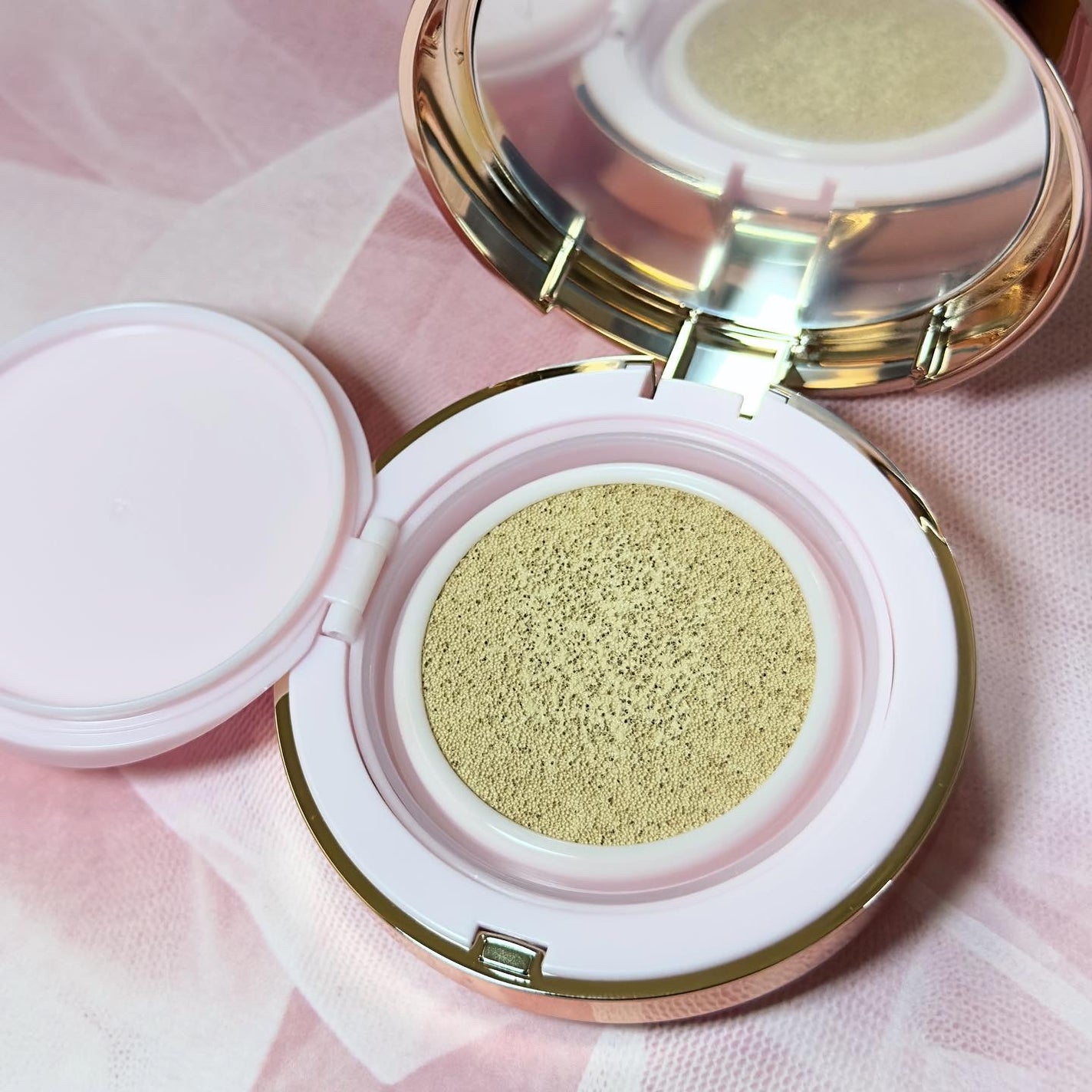 ピンクティーツリーカバーアップグロウクッション/APLIN/クッションファンデーションを使ったクチコミ(3枚目)