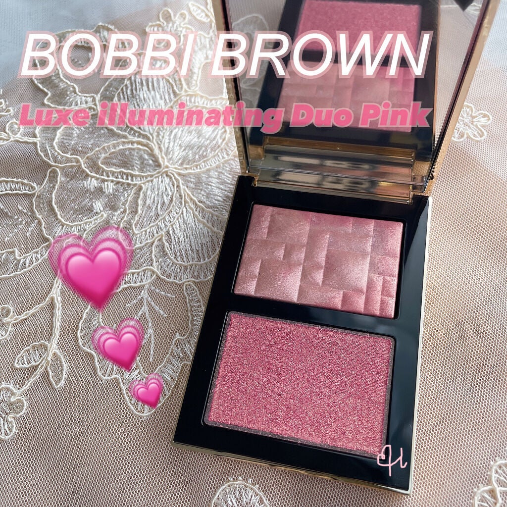 リュクス イルミネイティング デュオ/BOBBI BROWN/パウダーチークを使ったクチコミ(1枚目)