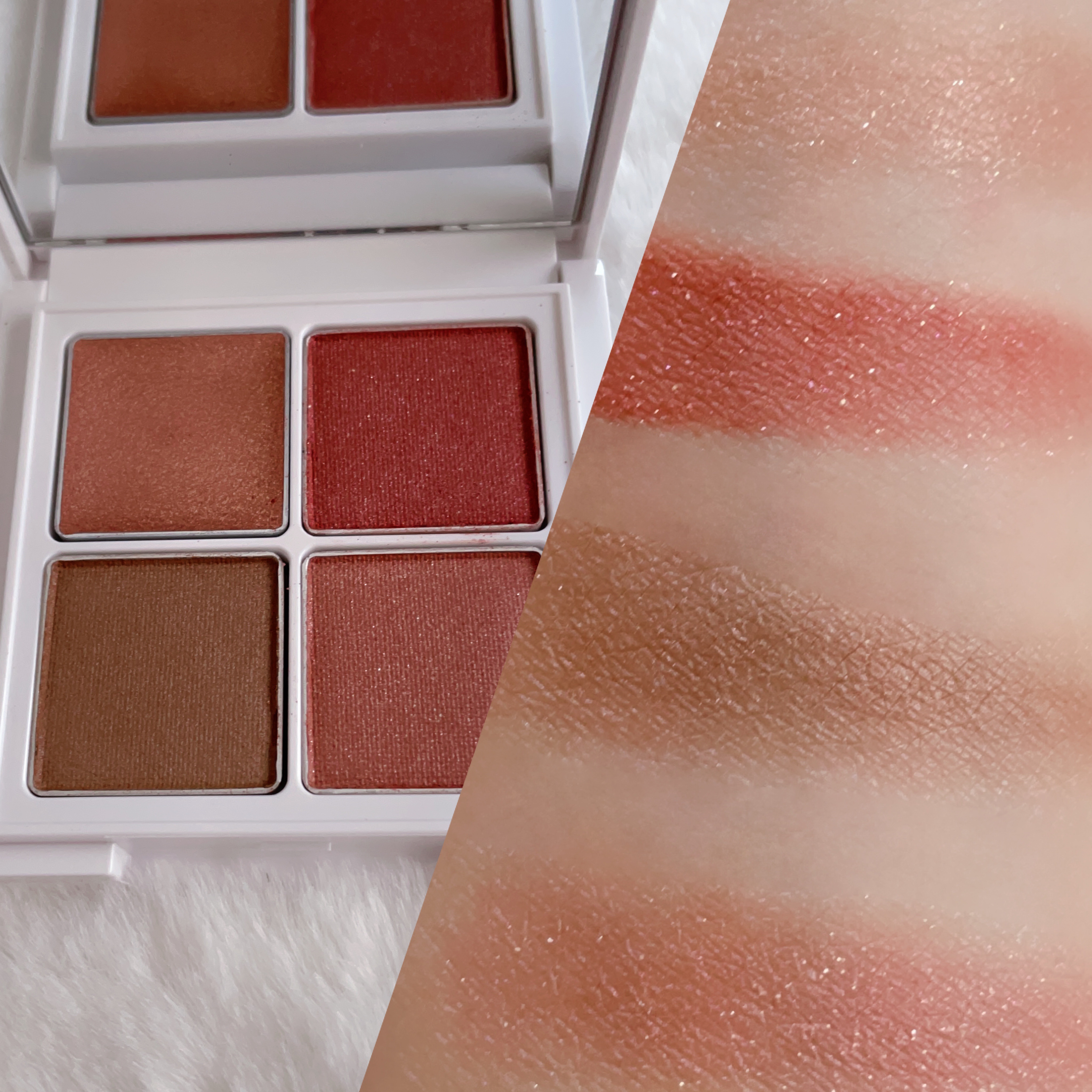 ミネラルマルチルミナイザー 06 ラスティレッド/SUIKO HATSUCURE/スティックハイライトを使ったクチコミ（3枚目）