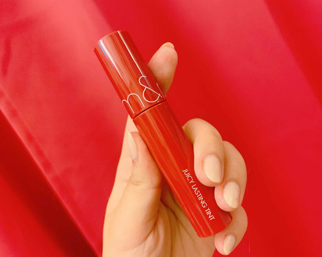 ジューシーラスティングティント/rom&nd/リップティントを使ったクチコミ(2枚目)