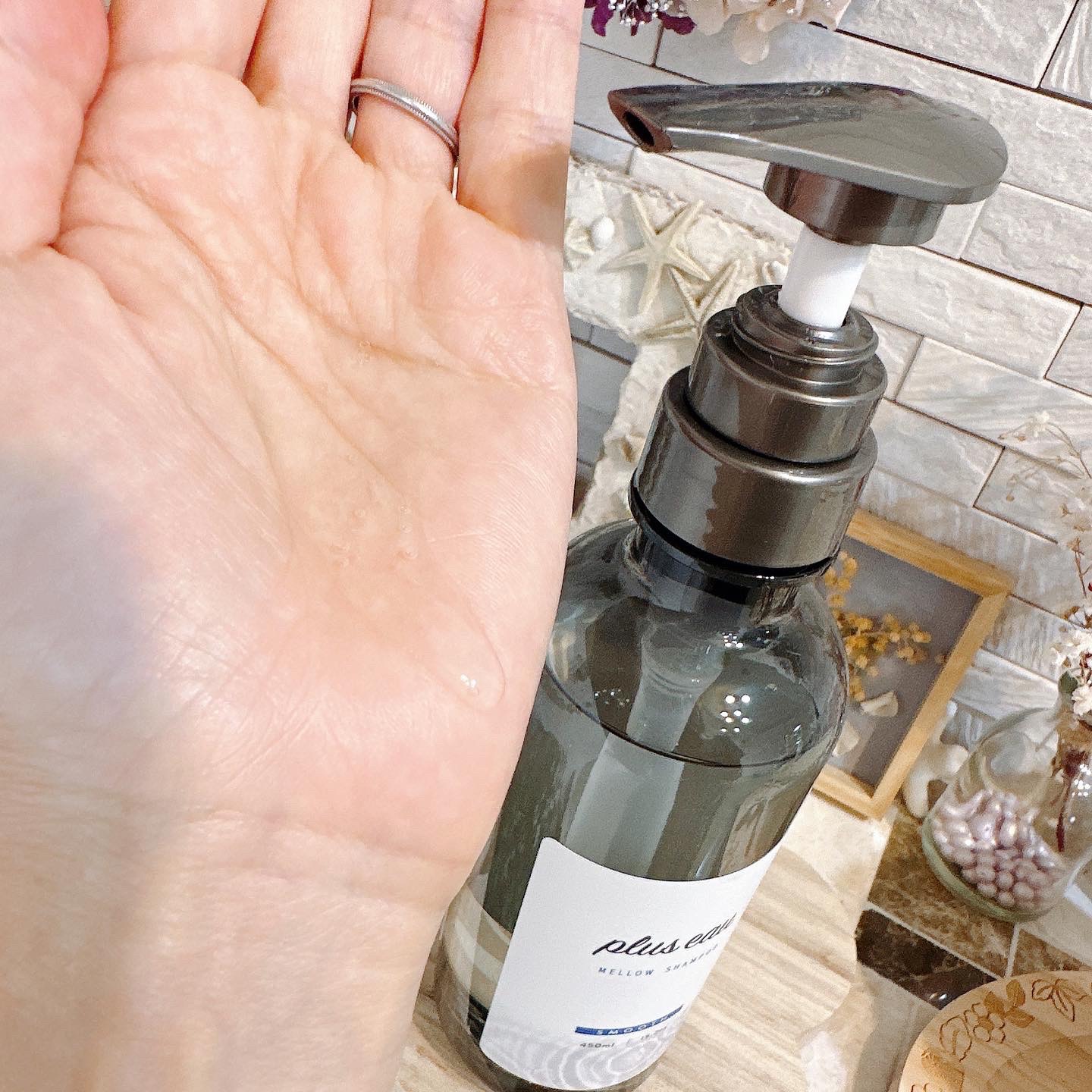 メロウシャンプー/メロウトリートメント/plus eau/市販シャンプーを使ったクチコミ（2枚目）