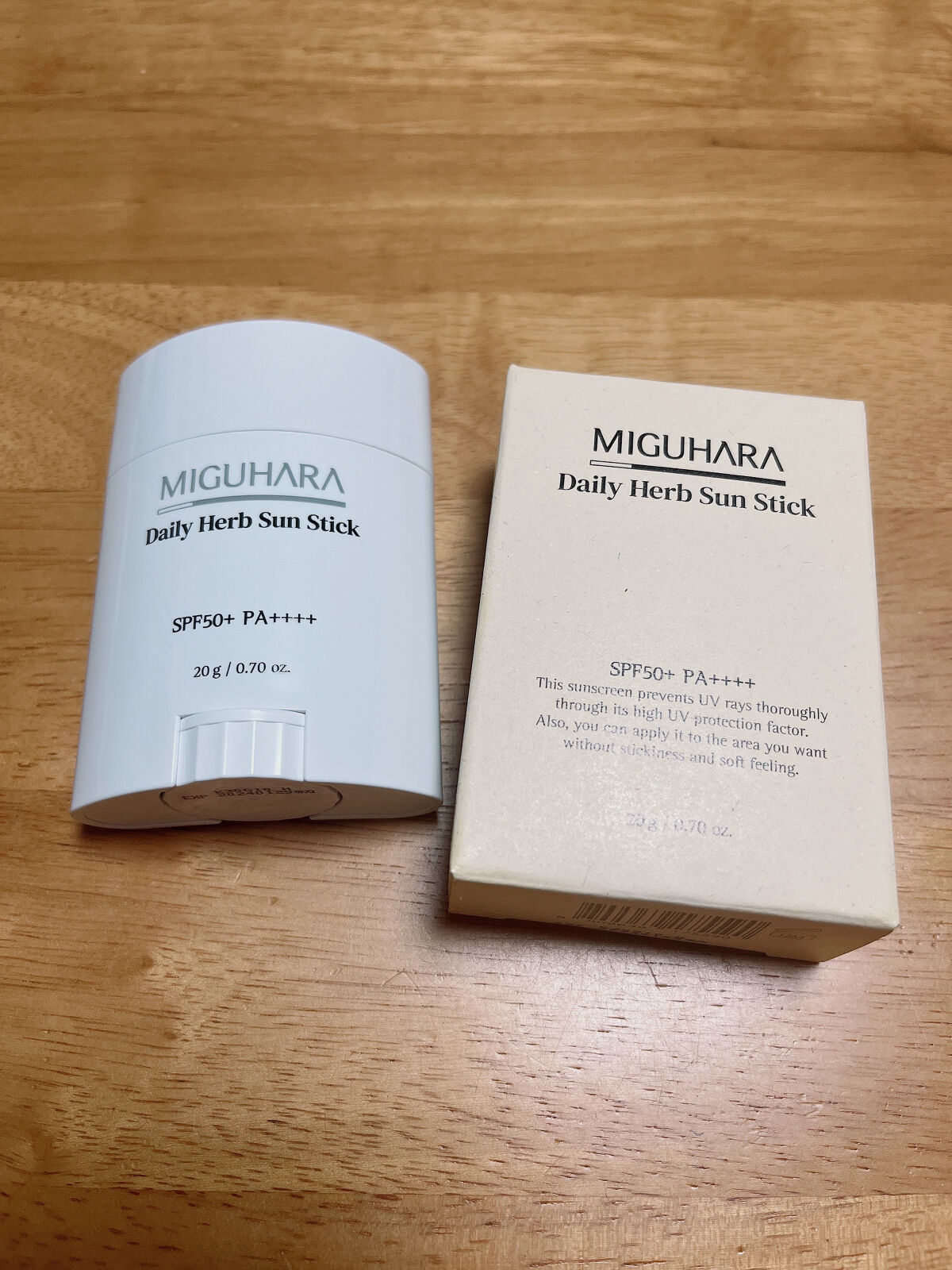 デイリーハーブサンスティック/MIGUHARA/日焼け止めスティックを使ったクチコミ（2枚目）