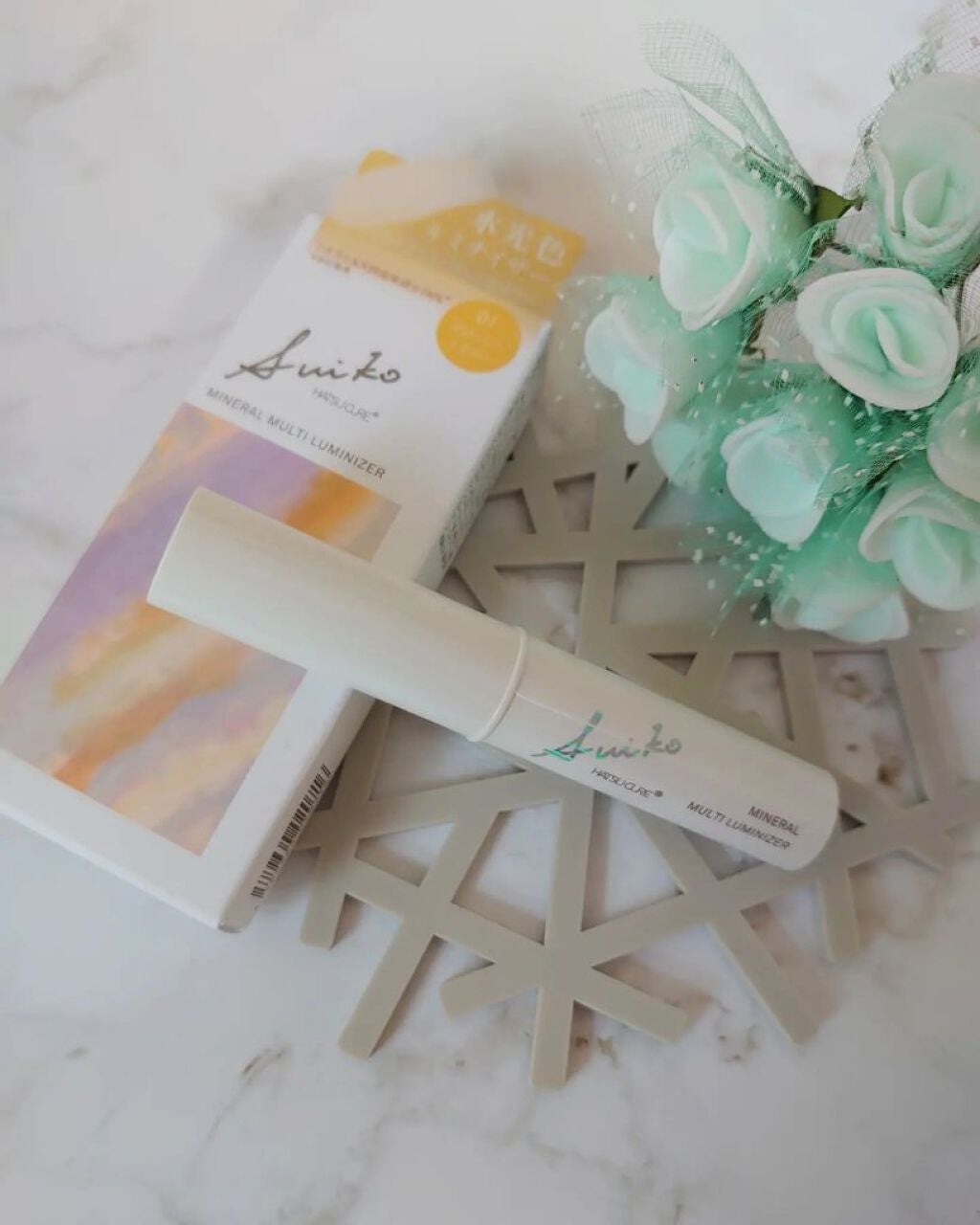 ミネラルマルチルミナイザー/SUIKO HATSUCURE/スティックハイライトを使ったクチコミ(1枚目)