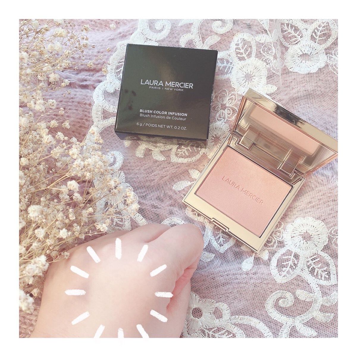 ブラッシュ カラー インフュージョン/ローラ メルシエ/パウダーチークを使ったクチコミ(3枚目)